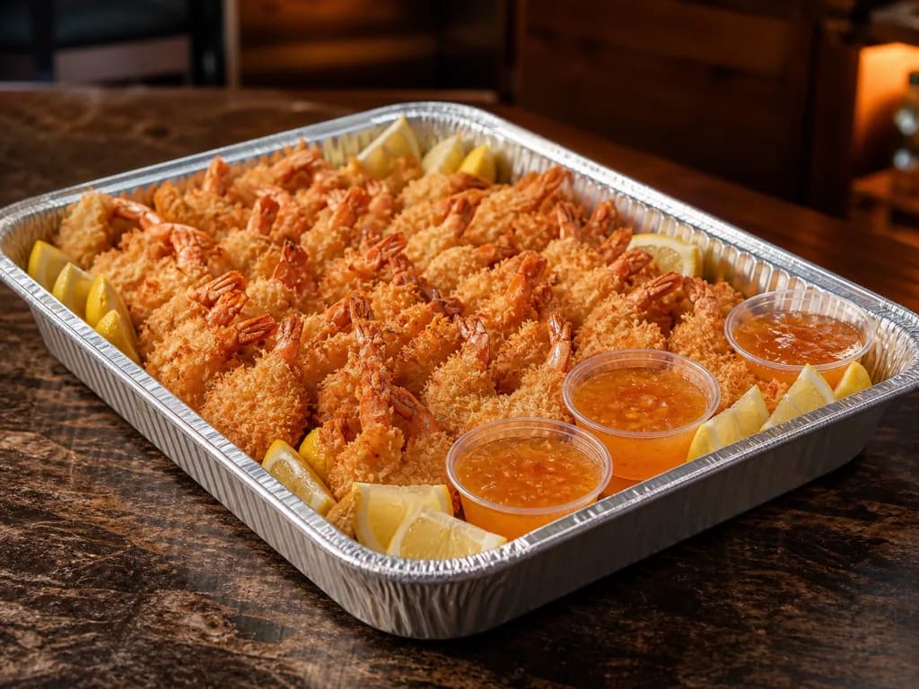 Coconut Shrimp Party Pan on the Outback menu