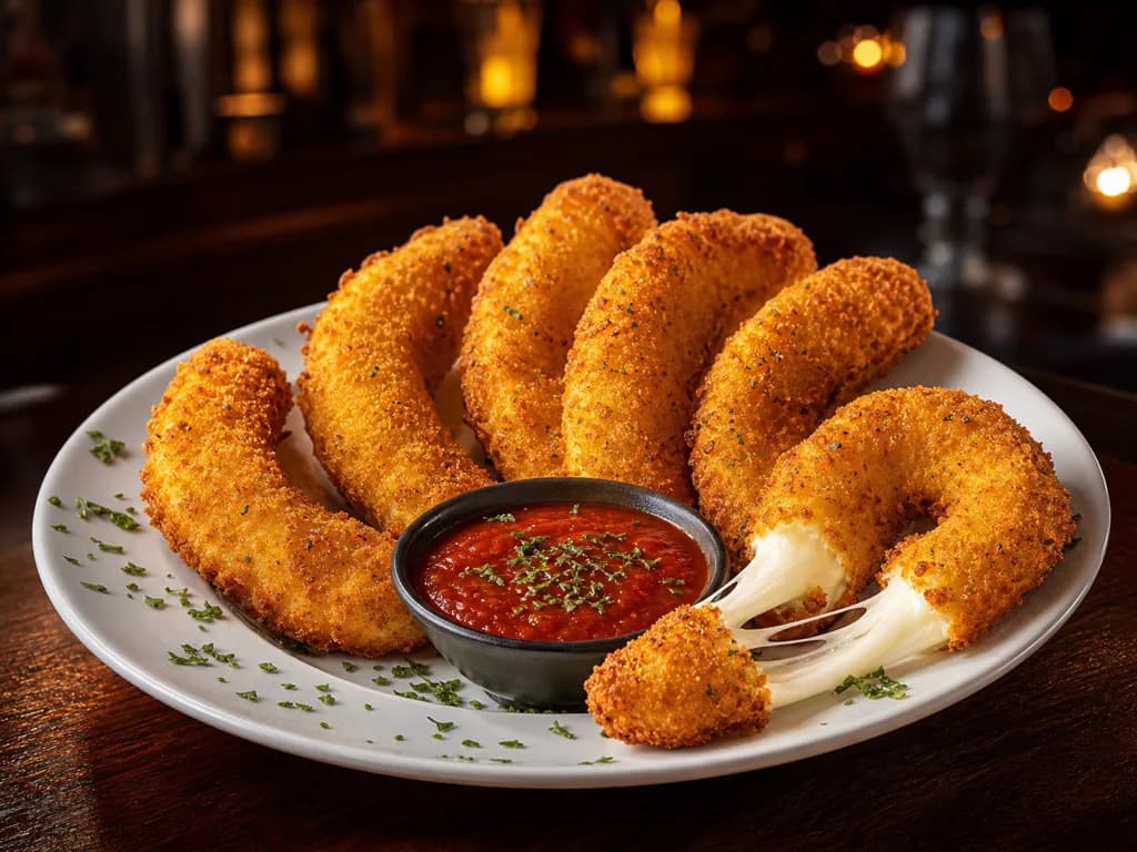 Fried Mozzarella Bloomerangs on the Outback menu