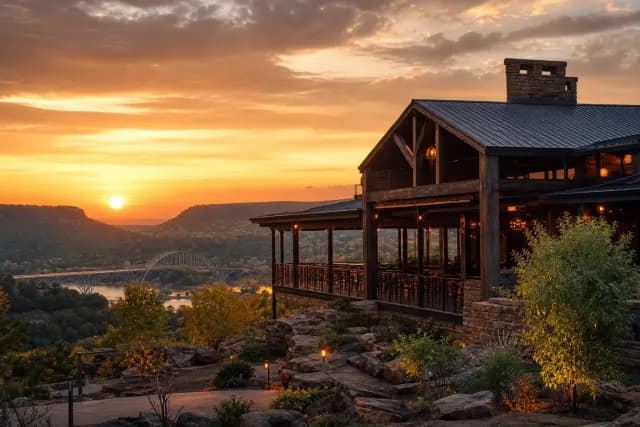 Restaurant location scene representing Arkansas